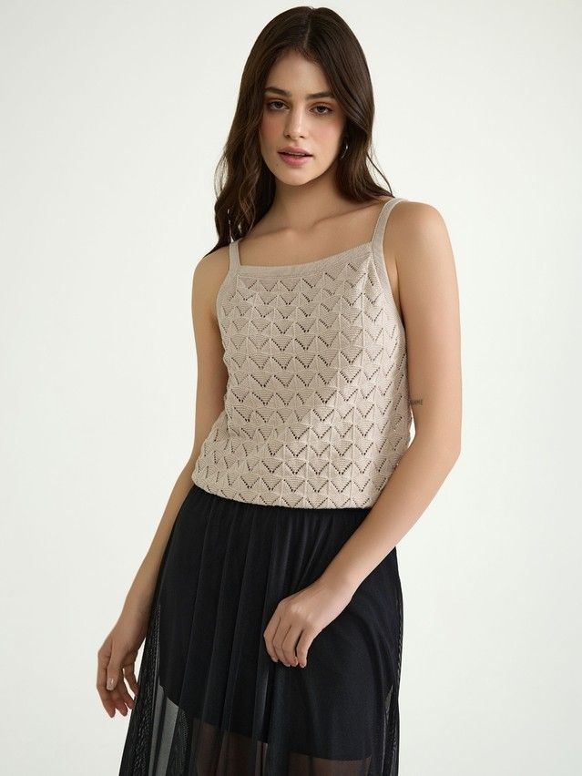 Women's top CONTE ELEGANT LDK2445, s.170-84, beige - 5