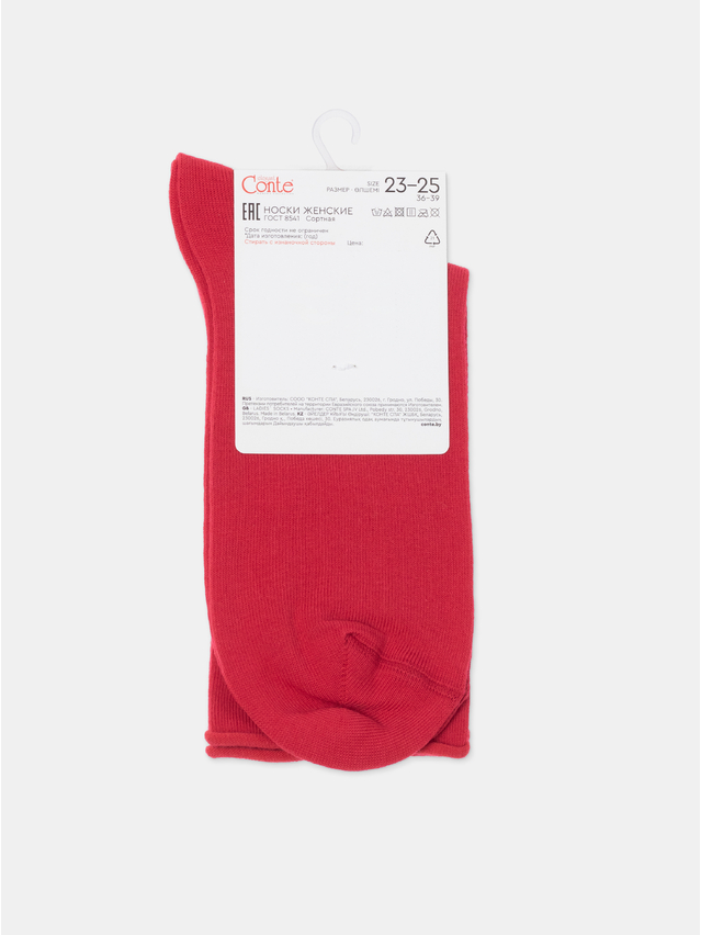 Women's socks CONTE ELEGANT COLOURS, s.23-25, 000 red - 6