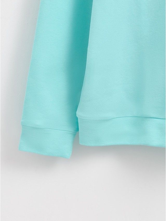 Women's polo neck shirt CONTE ELEGANT LD 704, s.158,164-100, turquoise - 9