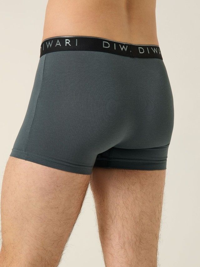 Men's underpants DIWARI PREMIUM MSH 1568, s.78,82, dark forest-silver black - 5