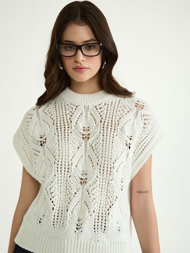 Women's vest CONTE ELEGANT LDK2436, s.170-84, white - 3