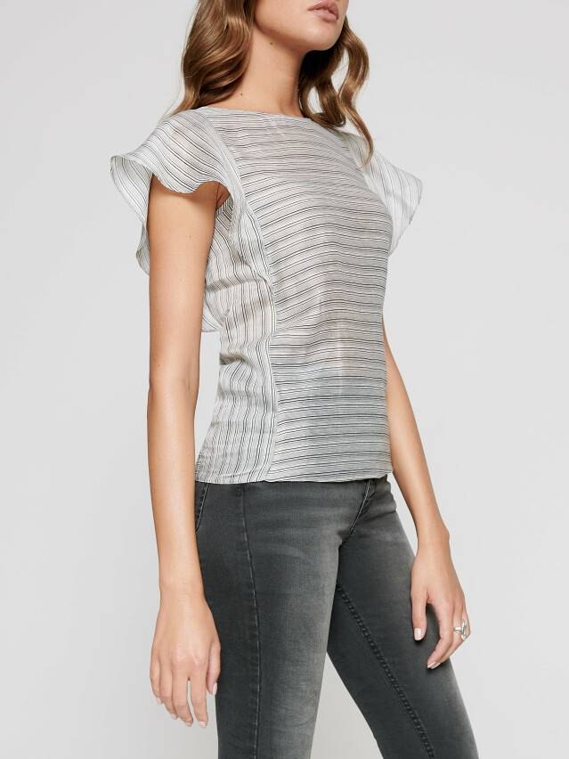 Women's blouse LBL 1098, s.170-84-90, grey-black - 2