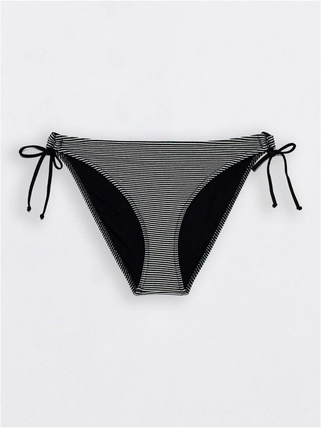 Women's swimming panties CONTE ELEGANT COLOR WAVE BLACK LUREX, s.102, black lurex - 1