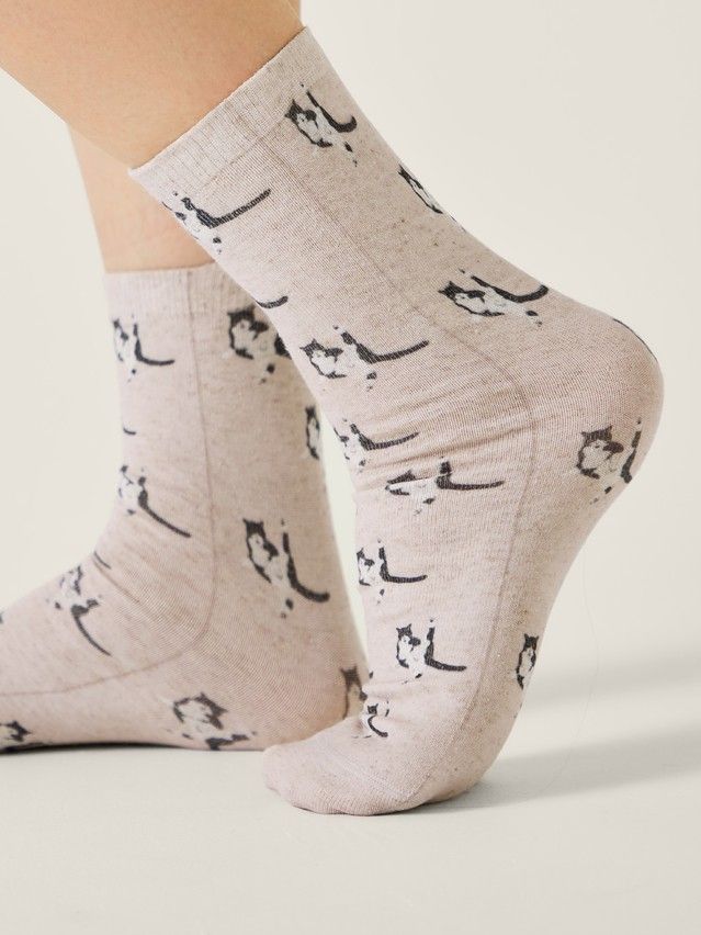 Women's socks CONTE ELEGANT FANTASY, s.23-25, 959 beige - 2