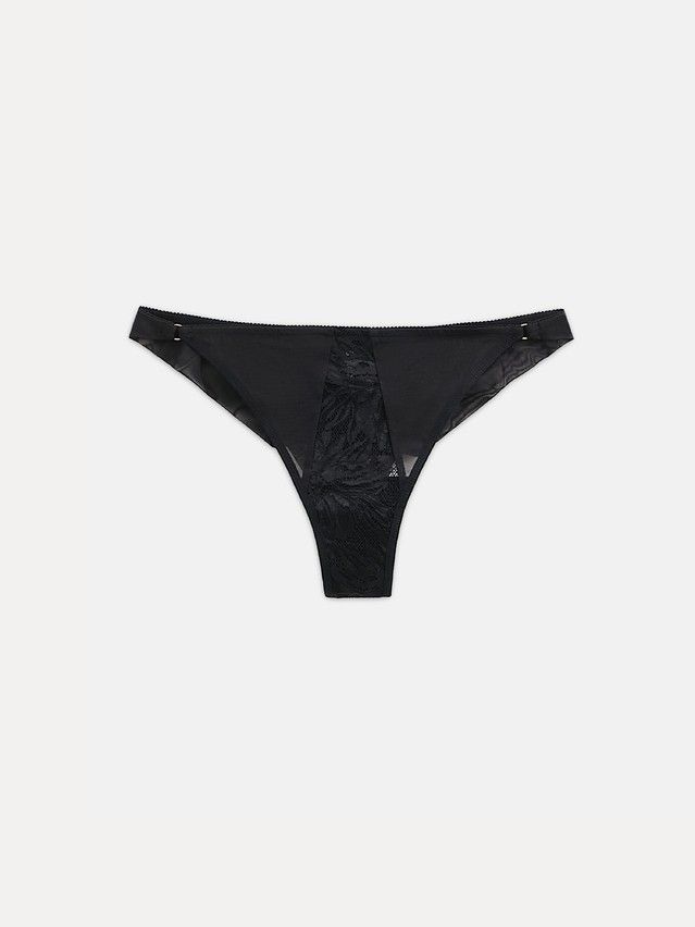 Women's panties CONTE ELEGANT MYSTERY GARDEN LBR 3117, s.90, black - 3
