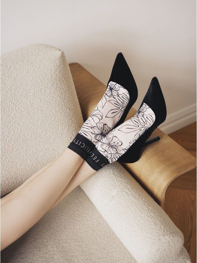 Women's socks CONTE ELEGANT FANTASY, s.23-25, 099 - 1