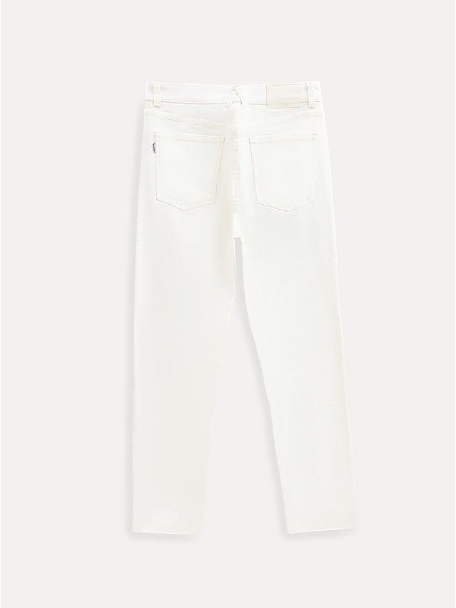 Denim trousers CONTE ELEGANT CON-769, s.170-102, off white - 9