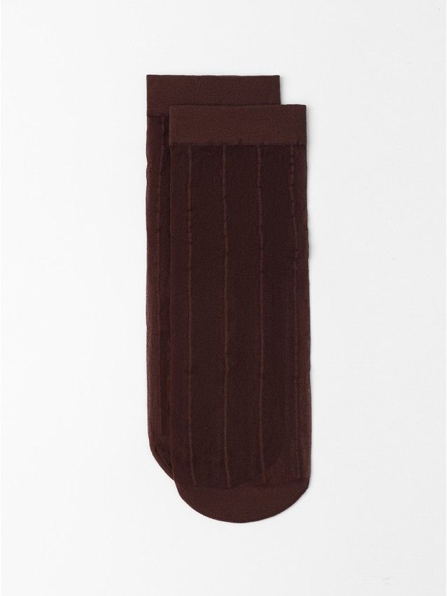 Women's socks CONTE ELEGANT FANTASY, s.23-25, chocolate - 4