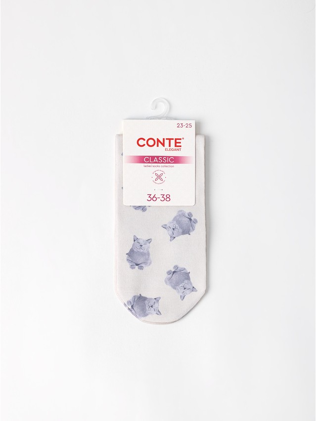 Women's socks CONTE ELEGANT CLASSIC, s.23-25, 1168 beige - 5