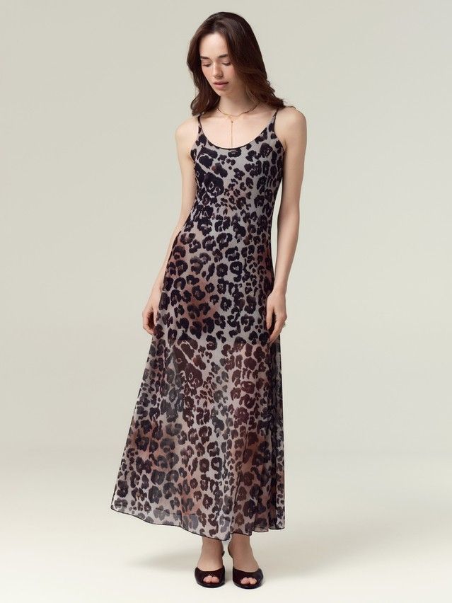 Women's pinafore dress CONTE LSF 3487, s.170-88-94, leopard - 4