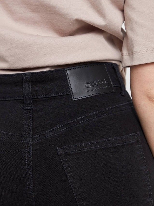 Denim trousers CONTE ELEGANT CON-395, s.170-102, washed black - 5