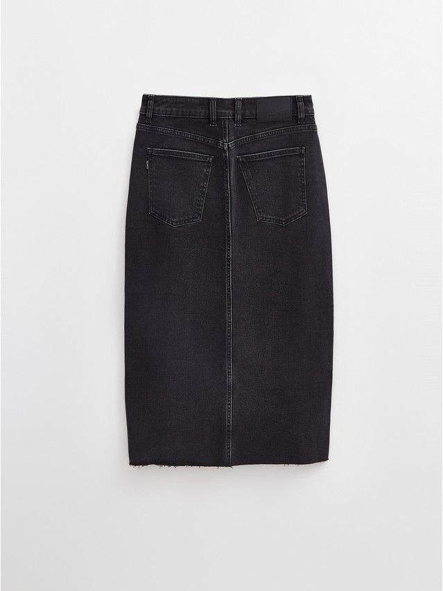 Denim skirt CONTE ELEGANT CON-685, s.170-90, washed black - 10