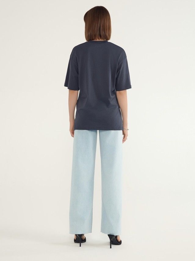 Women's polo neck shirt CONTE ELEGANT LD 3040, s.170-92, graphite-amsterdam - 2