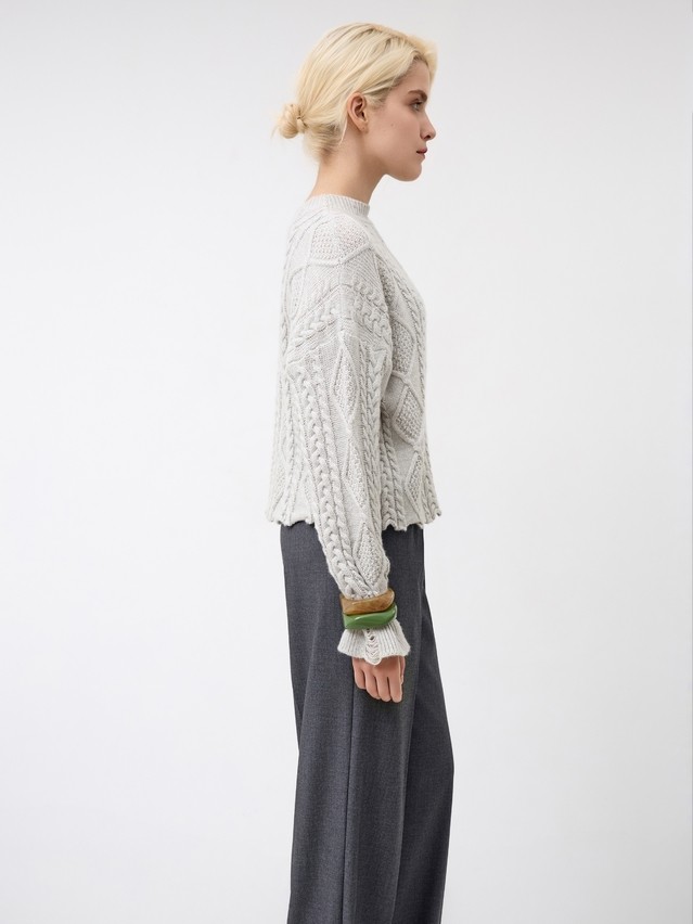 Women's pullover CONTE ELEGANT LDK24129, s.170-84, gray melange - 2