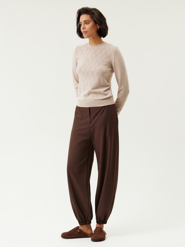 Women's trousers CONTE LBK 4000, s.170-84-90, dark brown - 3