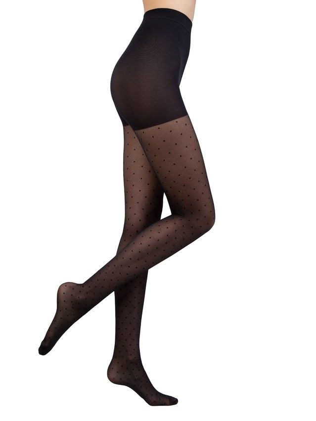 Women's tights CONTE ELEGANT DOTS SLIM, s.2, nero - 3