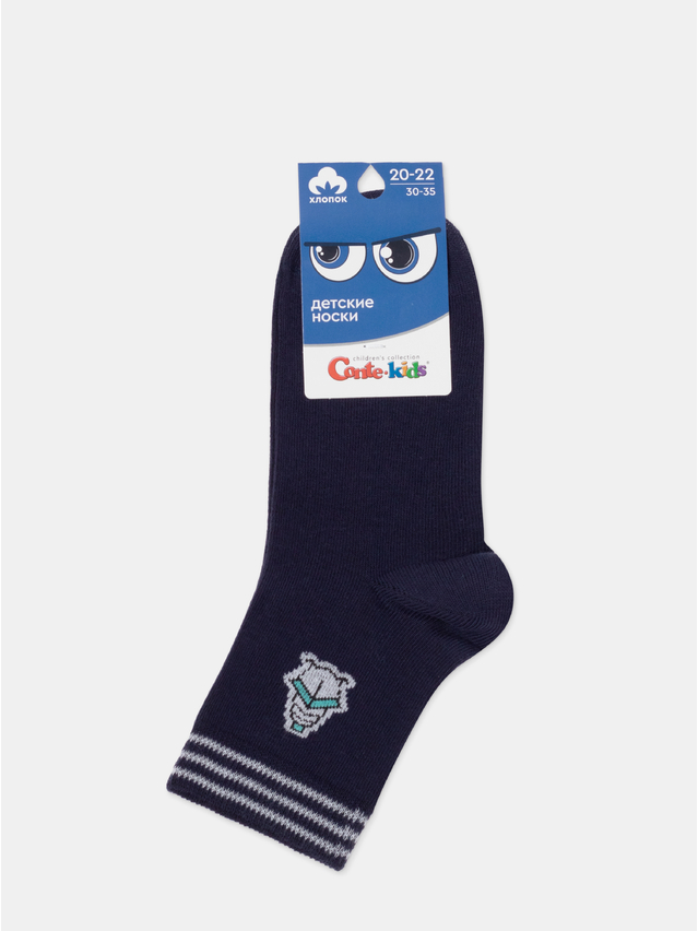 Children's socks CONTE-KIDS, s.20-22, 888 navy - 1