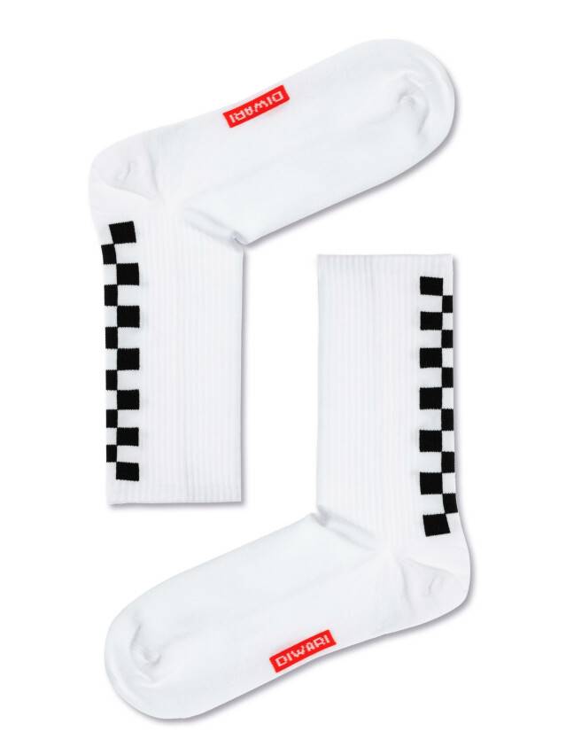 Men's socks DiWaRi ACTIVE, s.25, 139 white - 1