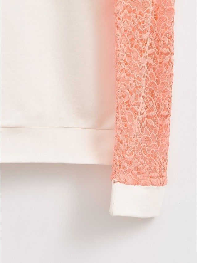Women's polo neck shirt CONTE ELEGANT LD 640, s.158,164-84, coral red - 3