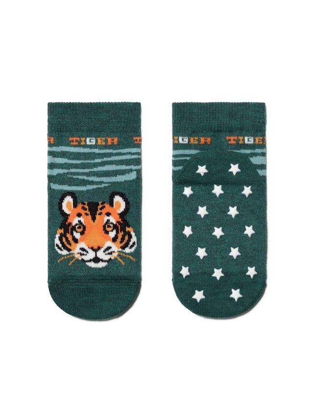 Children's socks TIP-TOP (anti-slip) 7S-54SP, s. 18-20, 474 dark turquoise - 5