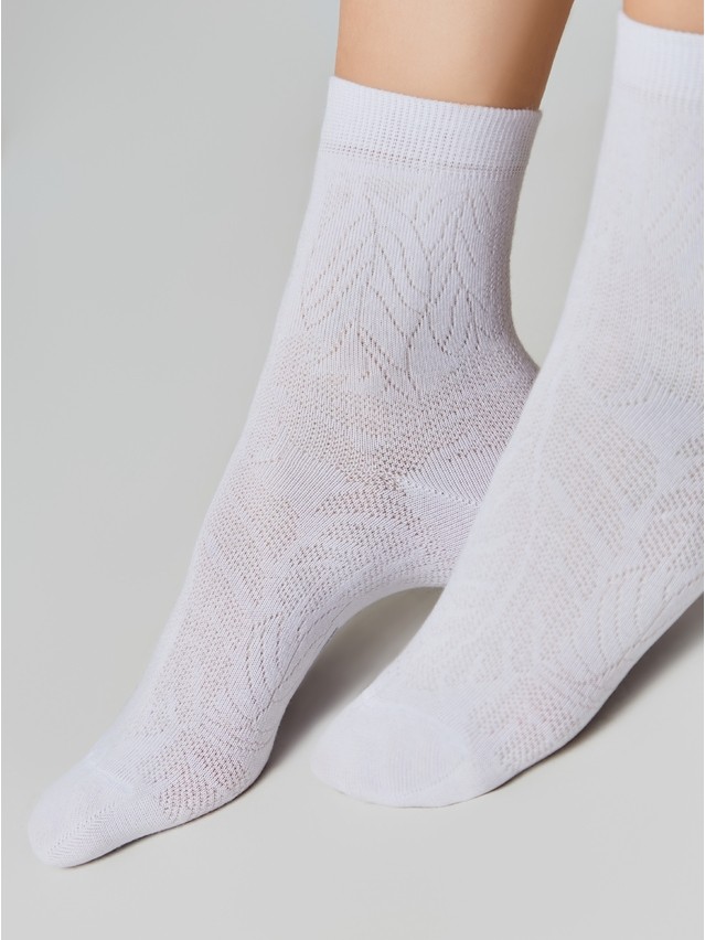 Women's socks CONTE ELEGANT CLASSIC, s.23, 530 white - 3