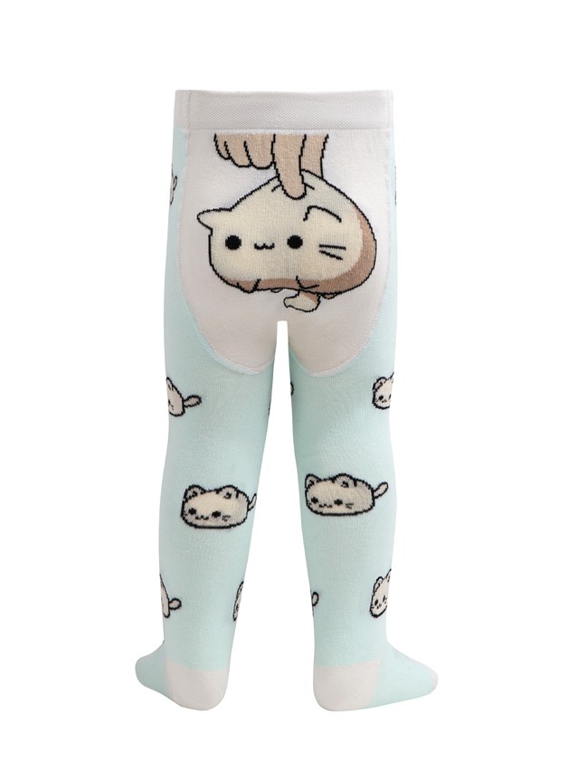 Children's tights CONTE-KIDS TIP-TOP, s.62-74 (12),704 pale turquoise - 1