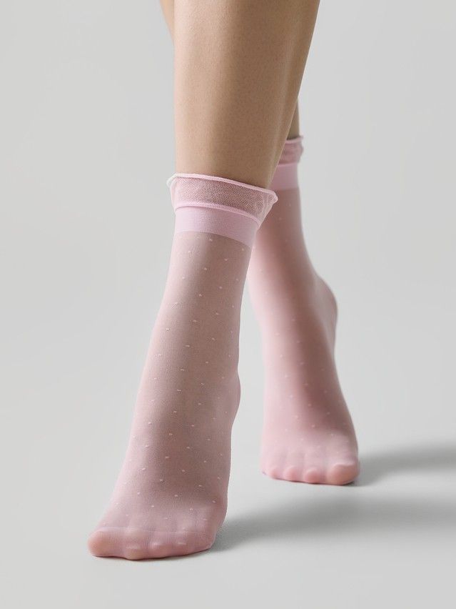 Women's socks CONTE ELEGANT FANTASY, s.23-25, light pink - 5
