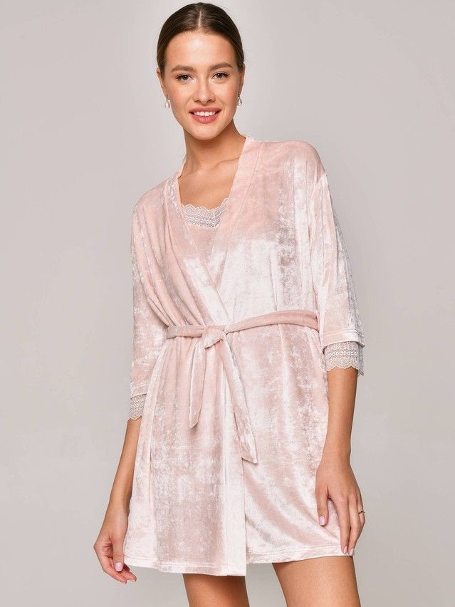 Women's dressing gown Women's dressing gown, s.170-84-90, light pink - 5