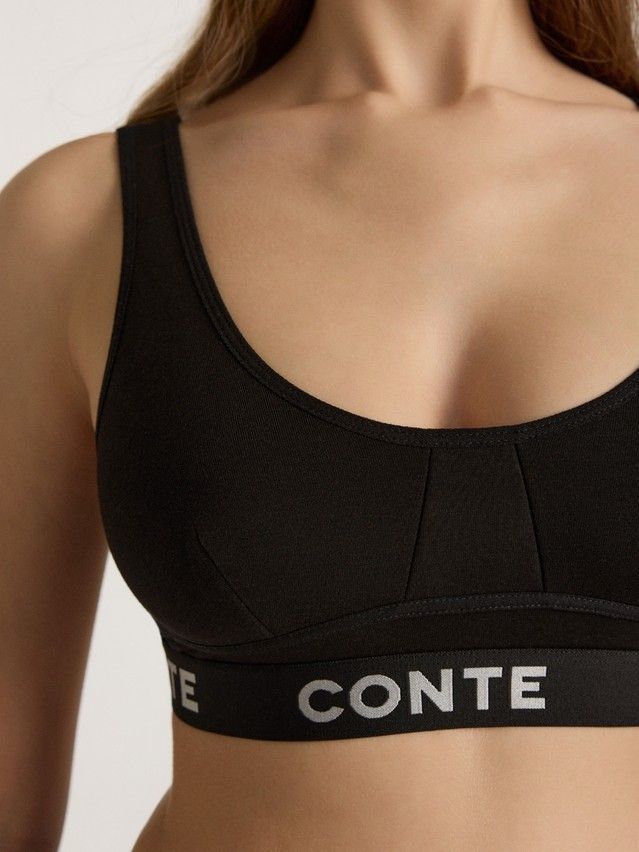 Women's bustier CONTE ELEGANT COMFY LINE LBE 2990, s.170-84, black-silver - 3