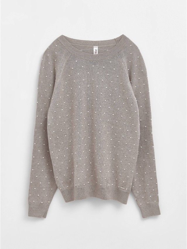 Women's pullover CONTE ELEGANT LDK140, s.170-84, light beige - 1