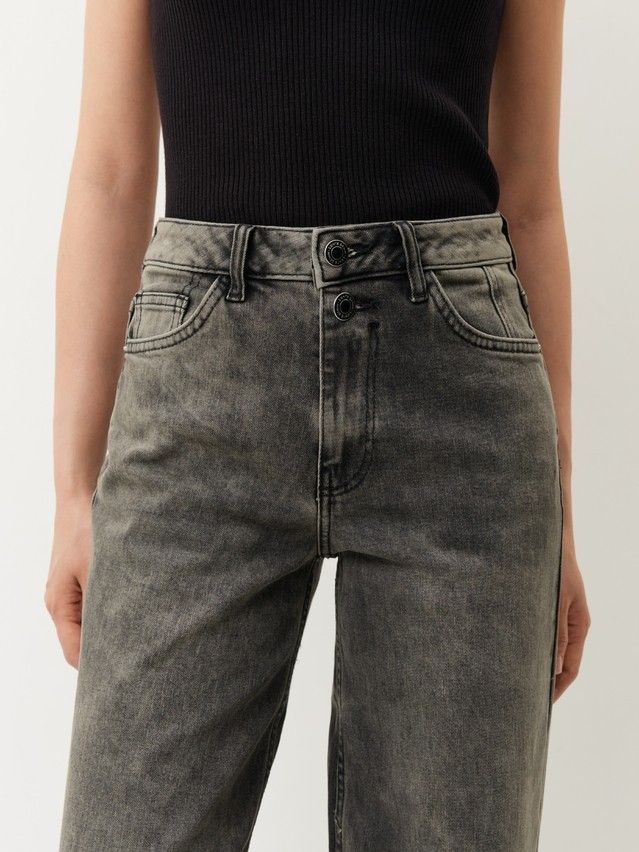 Women's jeans CONTE CON-964, s.164-90, black tint - 7