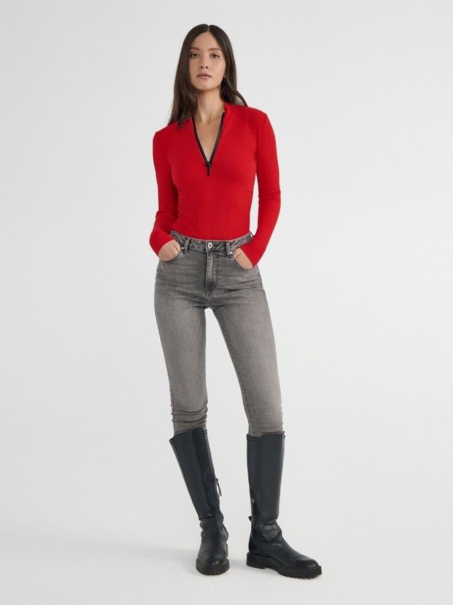 Women's bodysuit CONTE ELEGANT LBD 2789, s.170-84-90, crimson red - 1