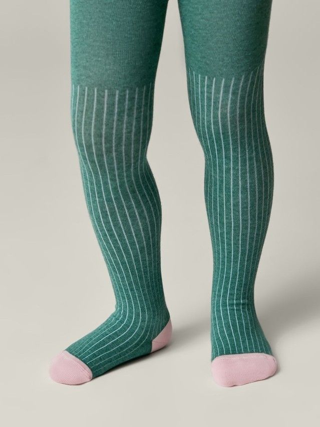 Children's tights CONTE-KIDS TIP-TOP, s.104-110 (16),710 green - 3