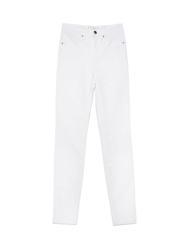 Skinny push up jeans with high rise CON-241, s.170-102, white - 4