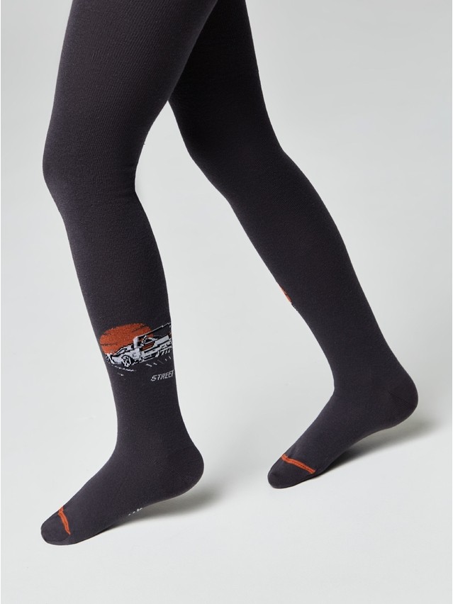 Children's tights CONTE-KIDS TIP-TOP, s.116-122 (18),684 dark grey - 1