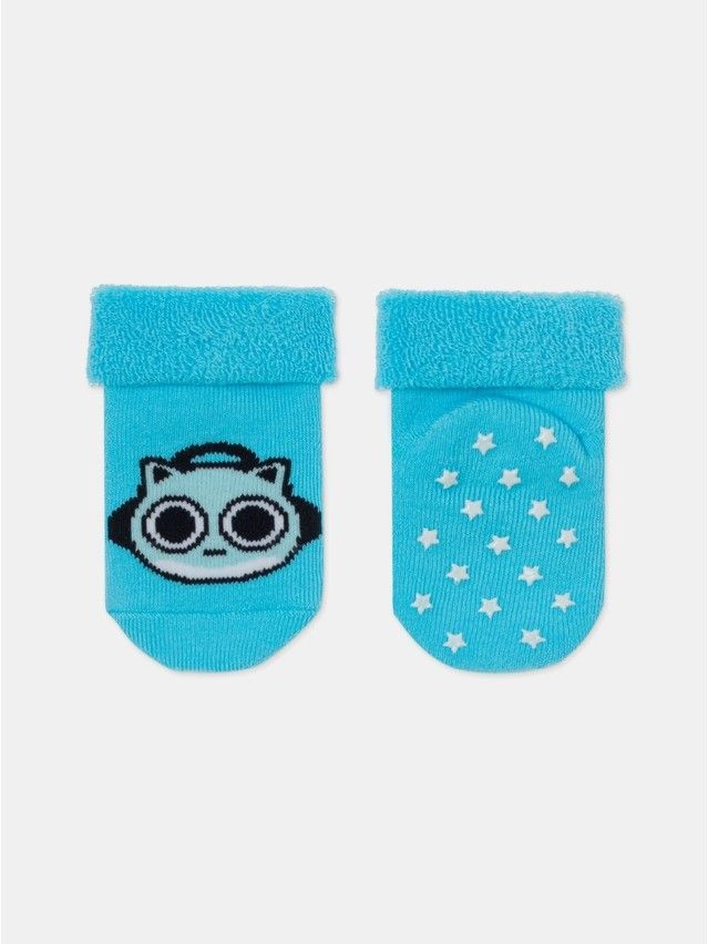 Children's socks CONTE-KIDS SOF-TIKI, s.10, 764 turquoise - 1