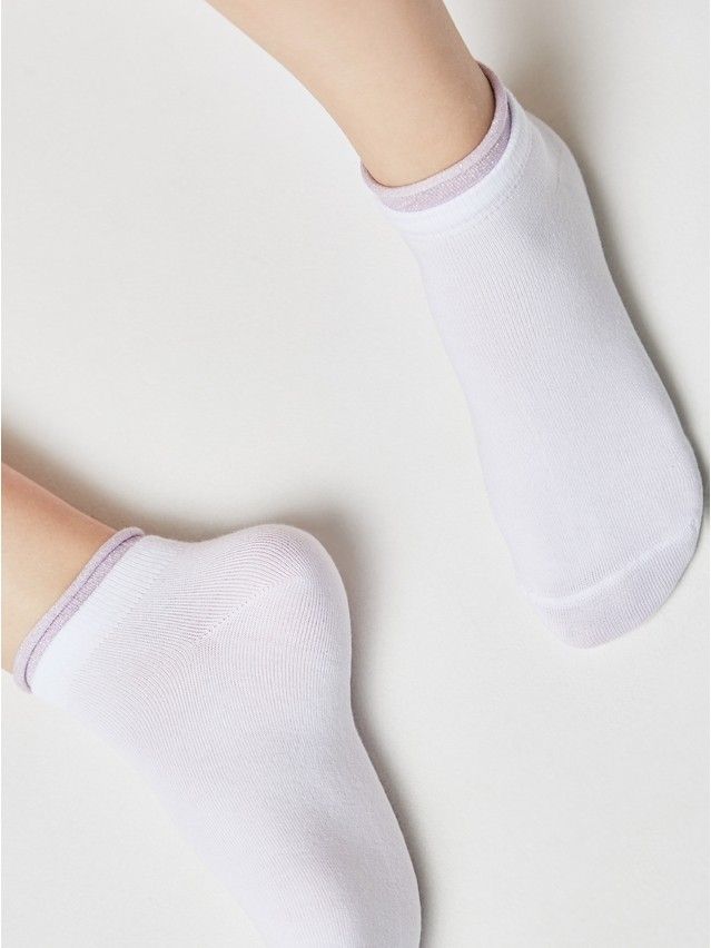 Women's socks CONTE ELEGANT ACTIVE, s.23, 035 white-lilac - 6
