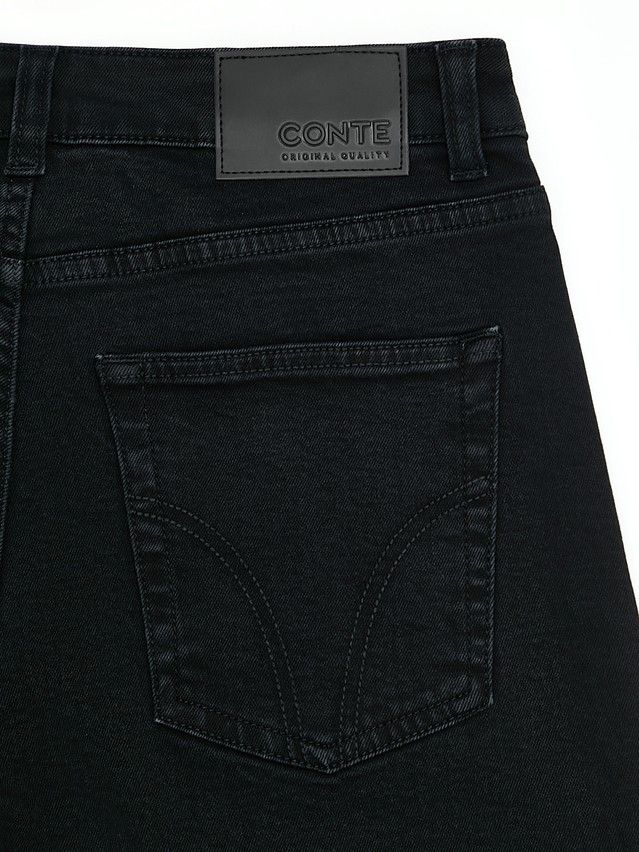 Women's jeans CONTE CON-844, s.164-90, washed black - 12