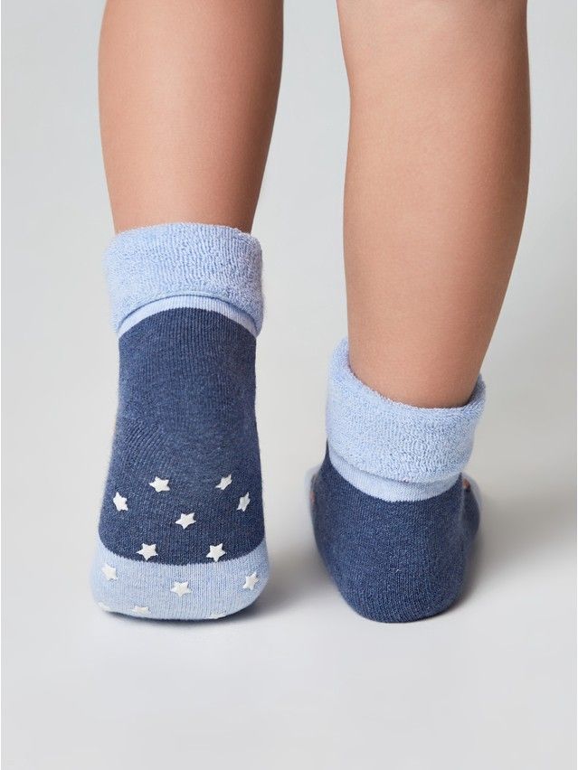 Children's socks SOF-TIKI (anti-slip, with lapel) 7S-62SP, s. 18-20, 473 jeans - 3