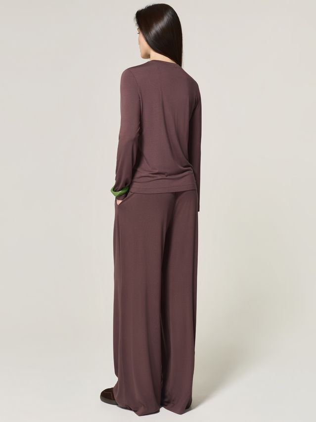 Women's polo neck shirt CONTE LD 3506, s.170-84, chocolate - 2