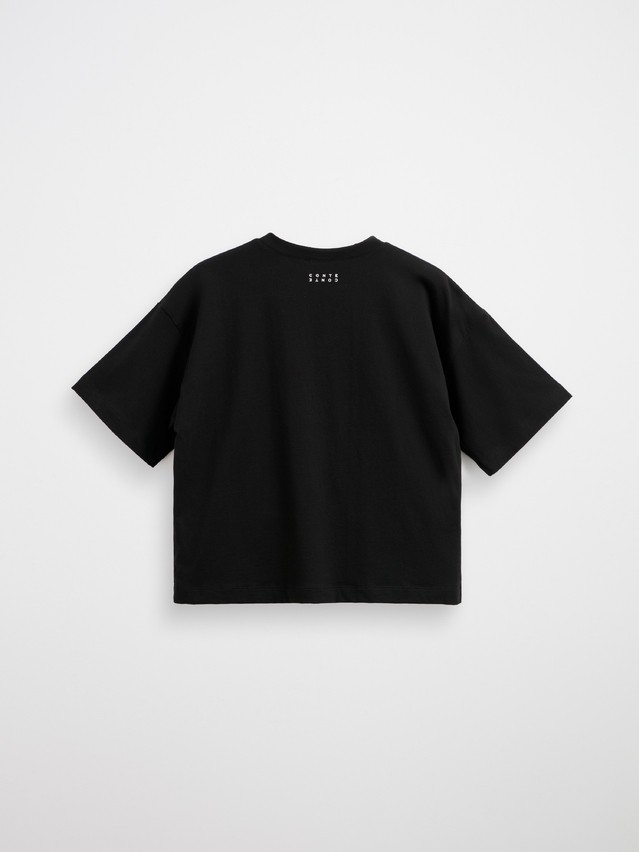 Women's polo neck shirt CONTE ELEGANT LD 3032, s.170-92, black-park guell - 2