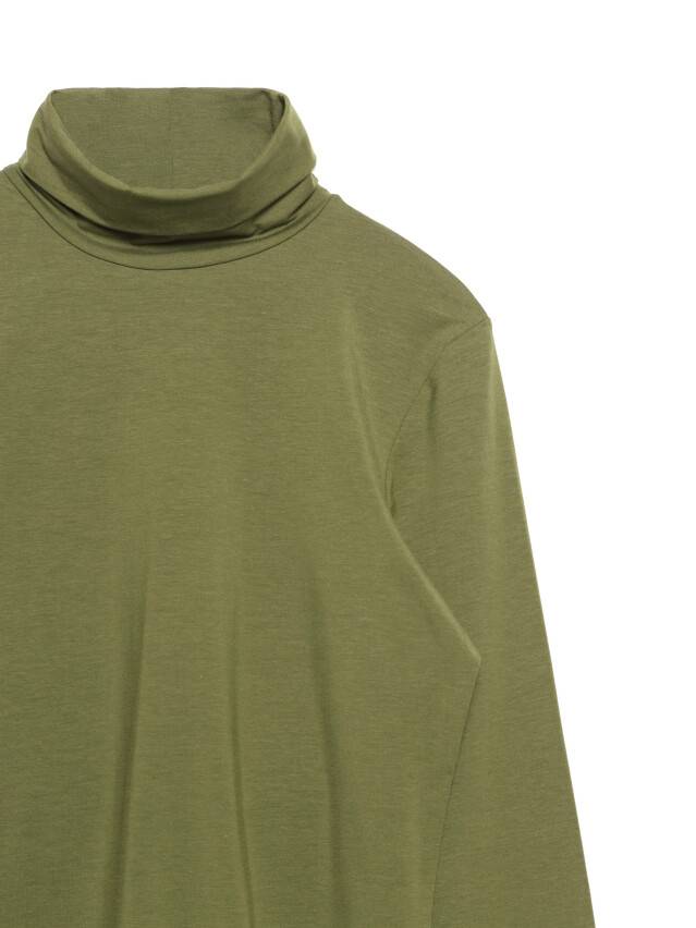 Women's polo neck shirt CONTE ELEGANT LD 1145, s.170-100, olive - 5