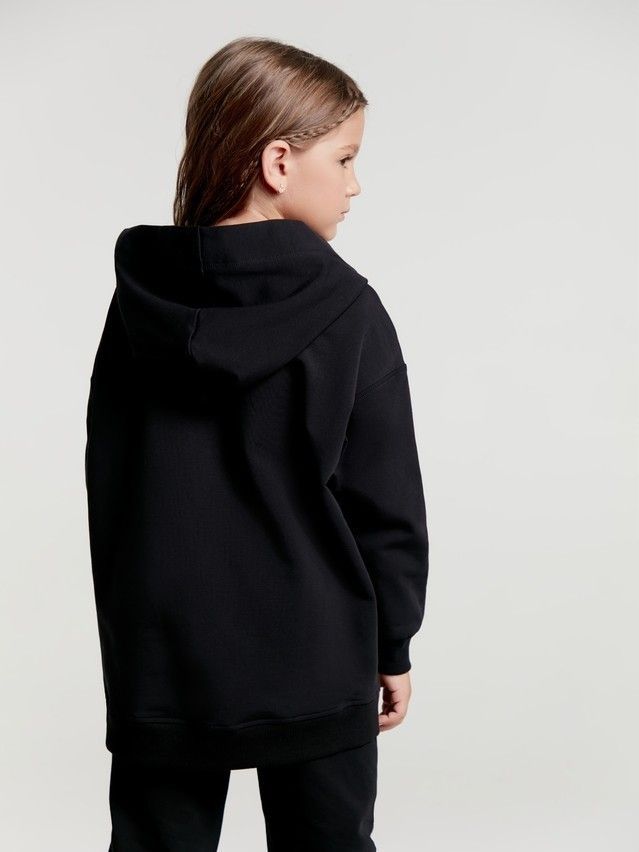 Polo neck shirt for girls CONTE ELEGANT DD 1452, s.104,110-56, black - 4