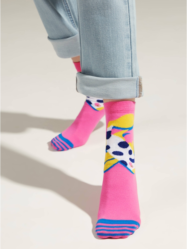 Women's socks CONTE ELEGANT CLASSIC, s.23, 536 pink - 1