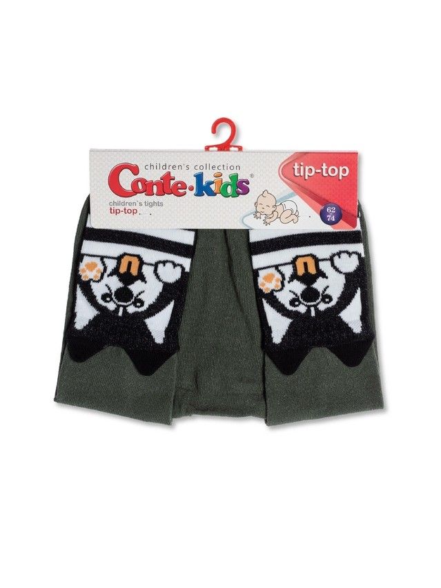 Children's tights CONTE-KIDS TIP-TOP, s.104-110 (16),560 khaki - 2