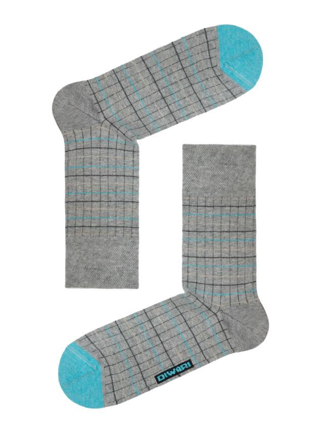 Men's socks DiWaRi HAPPY, s. 40-41, 036 grey-turquoise - 1
