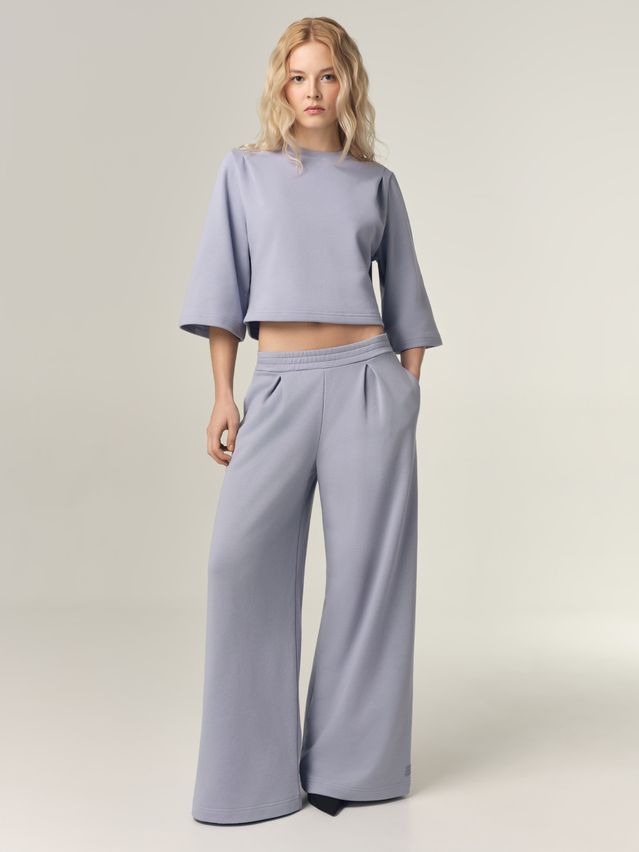 Women's polo neck shirt CONTE LD 3386, s.170-88, denim blue - 1