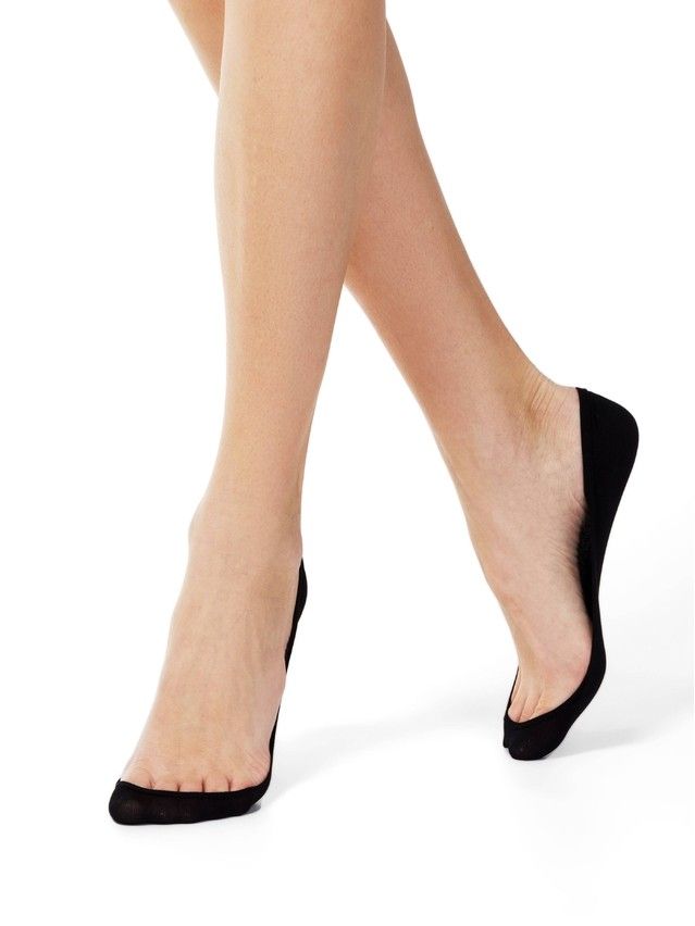 Women's footlets CONTE ELEGANT FANTASY 19C-34CP, s.23-25, 000 nero - 1