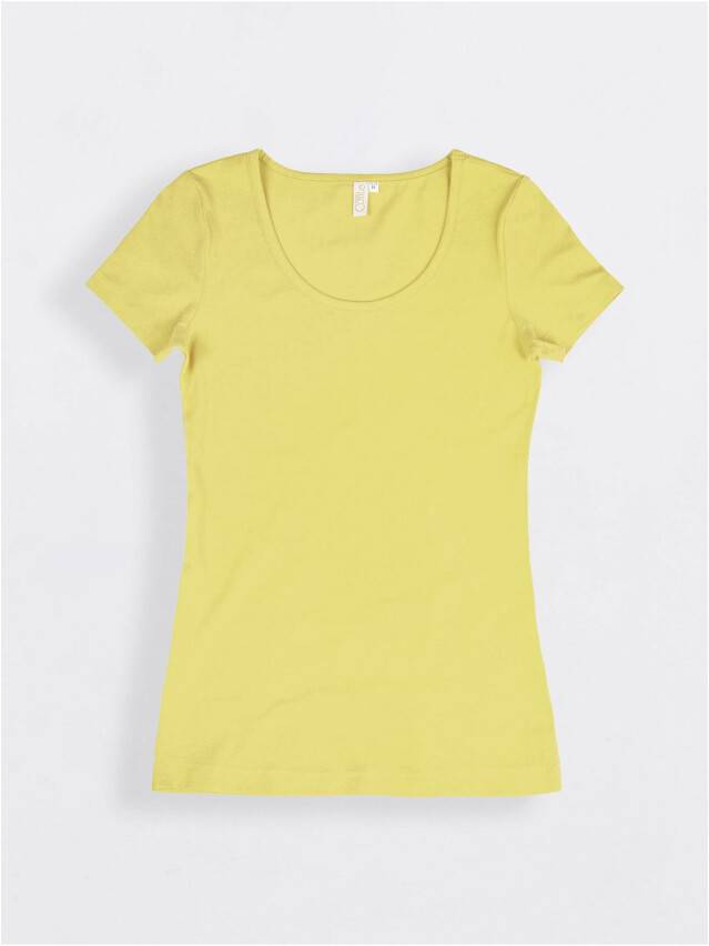 Women's polo neck shirt CONTE ELEGANT LD 525, s.158,164-100, yellow - 1