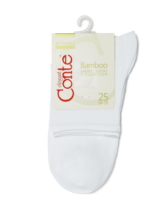 Women's socks CONTE ELEGANT BAMBOO, s.23, 000 white - 3